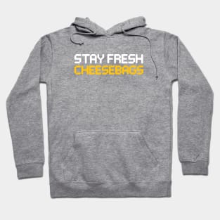 Stay Fresh Cheese Bags (8-Bit - Dark) Hoodie